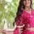 Navratri Rani-pink Printed Lehenga Choli in Georgette