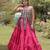 Navratri Pink Dori Detail Lehenga Choli in Cotton Poly