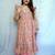 Ethnic Pink Bagru Handblock Printed Mid-Length kurti for Women