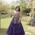 Navratri Violet Dori Detail Lehenga Choli in Cotton Poly