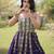 Navratri Violet Dori Detail Lehenga Choli in Cotton Poly