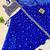 Navratri Royal-blue Printed Lehenga Choli in Georgette