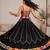 Navratri Black Embroidered Lehenga Choli in Rayon