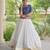 Navratri White Gamthi Work Lehenga Choli in Cotton Poly