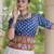 Navratri White Gamthi Work Lehenga Choli in Cotton Poly