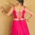 Navratri Pink Mirror Work Lehenga Choli in Cotton Poly