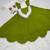 Navratri Green Mirror Work Lehenga Choli in Cotton Poly