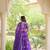 Navratri Purple Printed Lehenga Choli in Georgette
