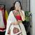 Navratri White Printed Lehenga Choli in Cotton Poly