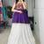 Navratri White Mirror Work Lehenga Choli in Cotton Poly