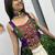 Navratri White Mirror Work Lehenga Choli in Cotton Poly