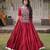 Navratri Red Dori Detail Lehenga Choli in Cotton Poly