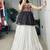 Navratri White Mirror Work Lehenga Choli in Cotton Poly
