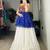 Navratri White Mirror Work Lehenga Choli in Cotton Poly