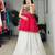 Navratri White Mirror Work Lehenga Choli in Cotton Poly
