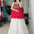 Navratri White Mirror Work Lehenga Choli in Cotton Poly