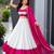 Navratri White Mirror Work Lehenga Choli in Cotton Poly