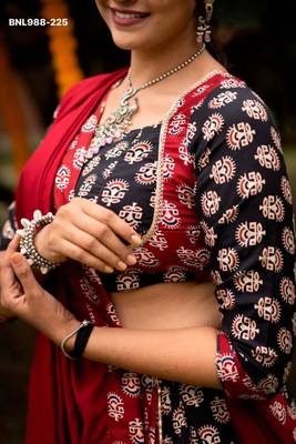Navratri Multicolor Printed Lehenga Choli in Cotton Poly 4