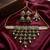 kundan choker jewelry set with jhumkas & maang tikka for women 