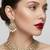 Gold plated kundan choker necklace set with pearl drops |