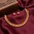 traditional antique gold plated choker necklace & earring set for women 