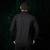 Black embroidered lycra strech shirt
