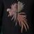 Black embroidered armani shirt