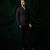 Black embroidered lycra strech shirt