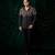 Black embroidered armani shirt
