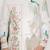 Ivory embroidered armani bandhgala jacket set