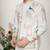 Ivory embroidered armani bandhgala jacket set