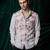 White embroidered armani shirt