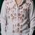White embroidered armani shirt