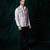 White embroidered armani shirt
