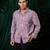 White embroidered giza cotton shirt