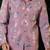 White embroidered giza cotton shirt