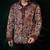 Red embroidered lycra strech shirt