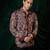 Red embroidered lycra strech shirt