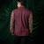 Red embroidered lycra strech shirt