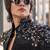 Black embroidered armani blazer