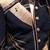 Black embroidered british linen indo western jacket