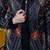 Black embroidered armani indo western jacket