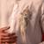 White embroidered raw silk kurta