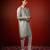 Green embroidered raw silk kurta