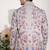 Red embroidered armani shacket