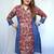 Red Kalamkari Handblock  Printed Cotton Knee-Length kurti