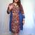 Red Kalamkari Handblock  Printed Cotton Knee-Length kurti