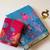 Blue colour leaf digital printed linen cotton saree