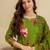 Women Floral Printed Round Neck Straight Kurta with Trousers & Dupatta