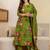 Women Floral Printed Round Neck Straight Kurta with Trousers & Dupatta